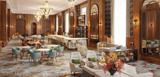 Hilton Milwaukee Monarch Lounge rendering
