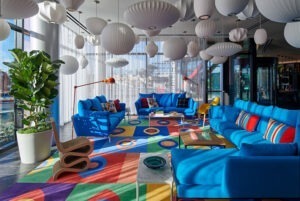 Menlo Park citizenM hotel lobby