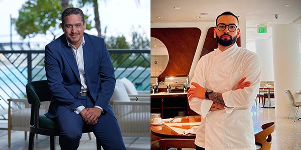 Juan Quiroz and Chef Yohsy