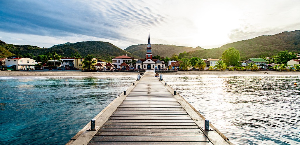 Martinique Caribbean village of Anse d'Arlet
