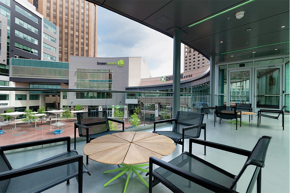 Boise Centre terrace