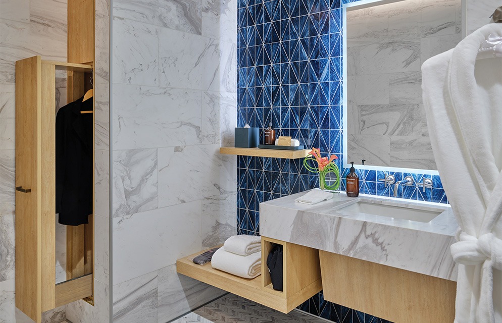 Delta One Lounge at New York airport