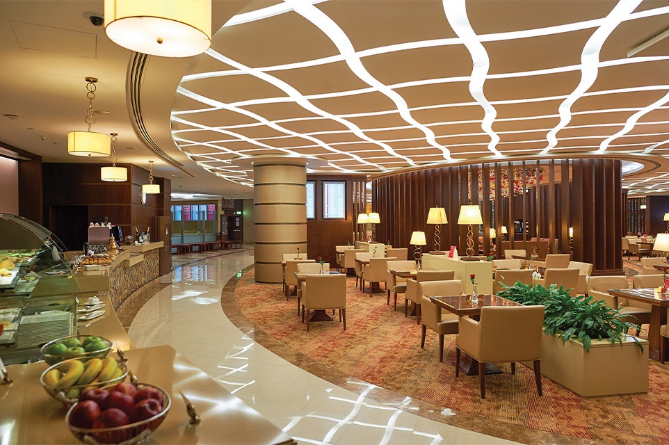 Emirates First Class Lounge at Dubai airport