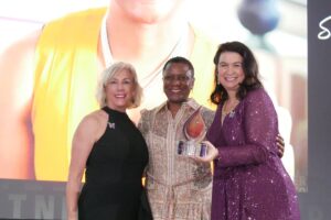 Visit Indy Chief Destination Experience Officer Susie Townsend, ASAE CEO and Marin Bright Legacy Award Winner Michelle Mason and Smart Meetings Vice President JT Long