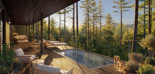 Rosewood Residences Calistoga pool