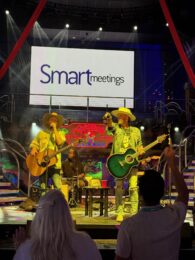 Country band Locash playing at Smart Meetings Luxury Experience at Mango's Tropical Cafe