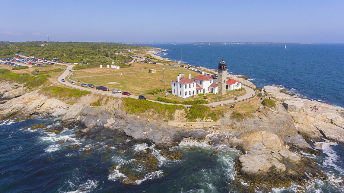 Beavertail State Park in Jamestown, Rhode Island