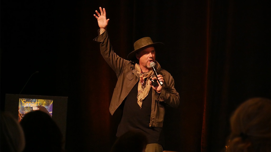 Lamar Engel on stage