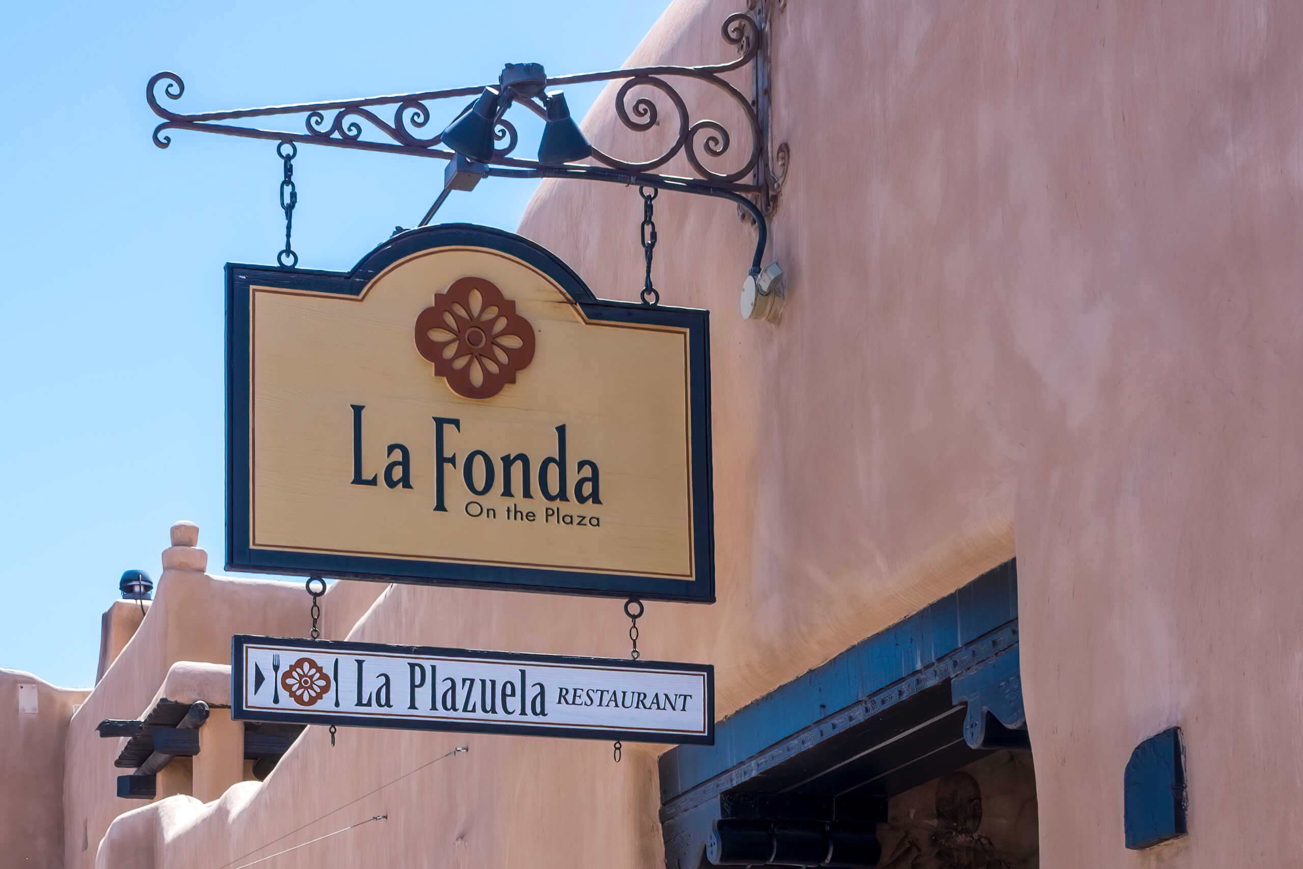 La Fonda on the Plaza sign