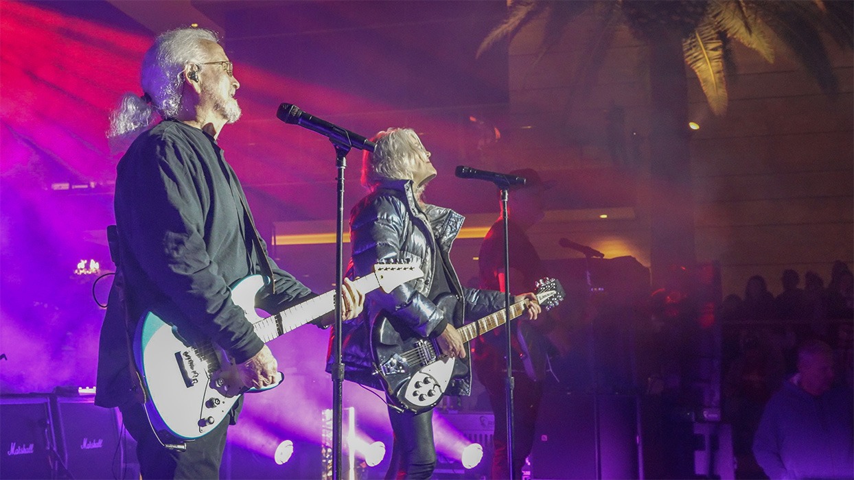 Band playing at M Resort