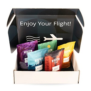 Box of coffee samples