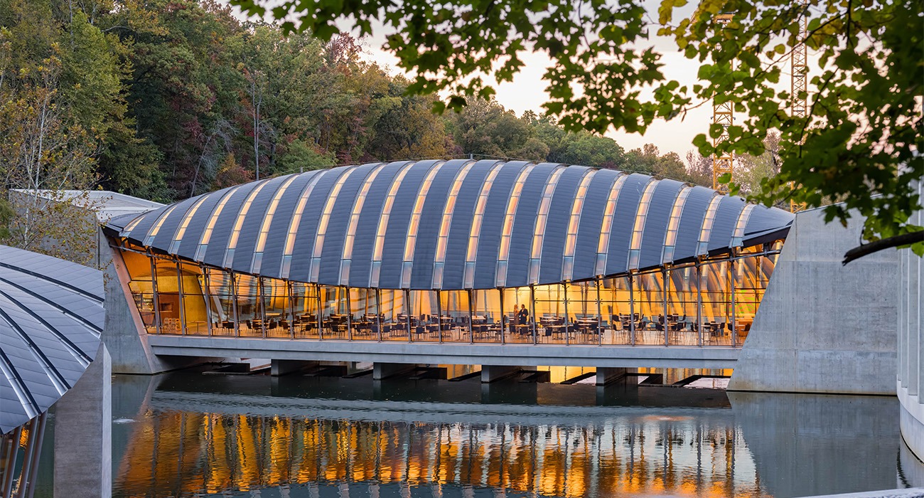 The Crystal Bridges Museum of American Art exterior