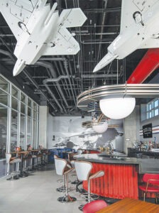 The Aviator interior