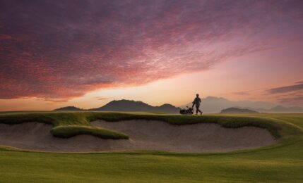 Beautiful, Sunrise, Sky ,With, A, Magnificent, View, At, A, Beach