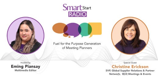 Eming Piansay and Christine Erickson next to Smart Start logo