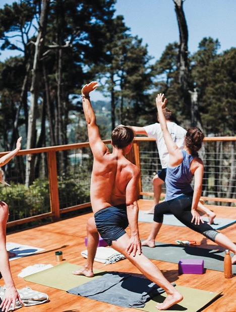 Yoga at Mendocino Cove