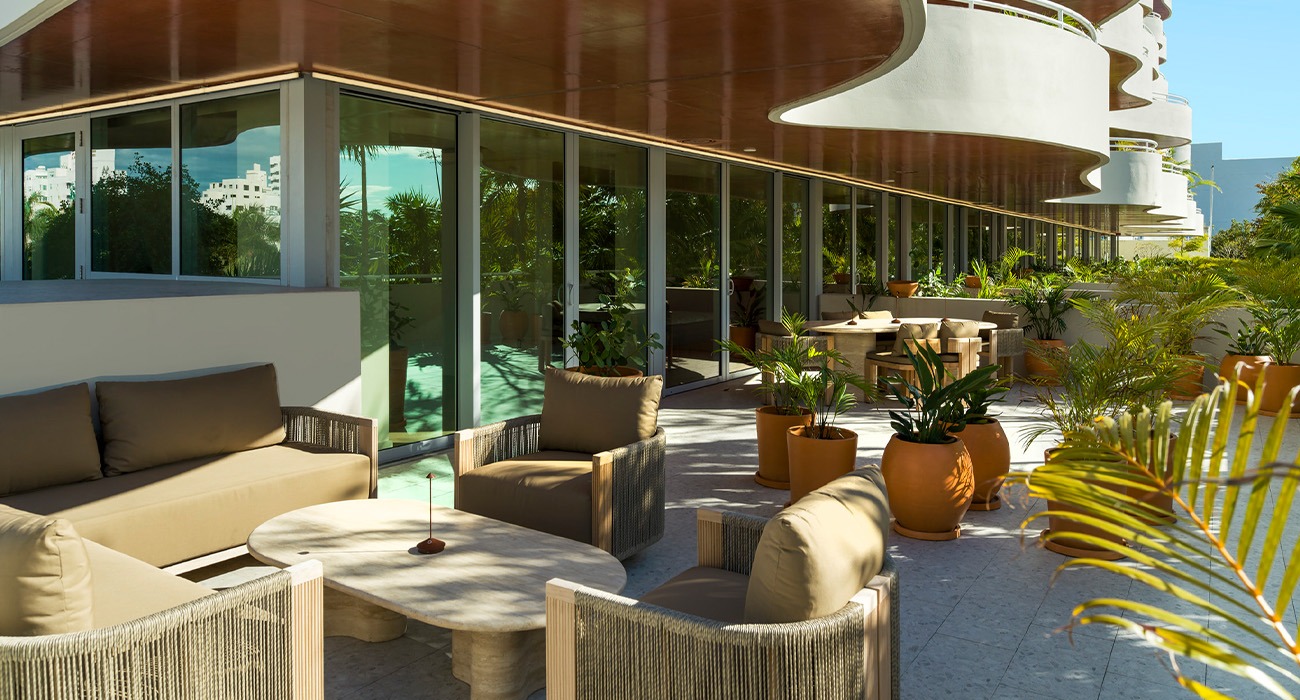 Suite terrace at Unframed