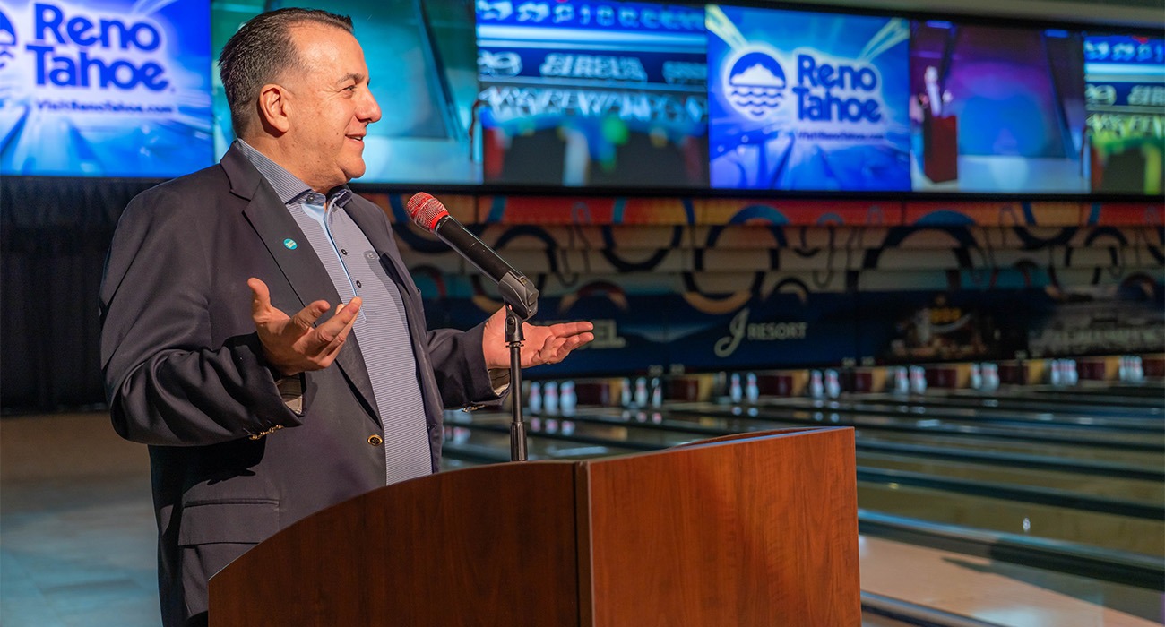 Mike Larragueta at USBC 2026 opening night