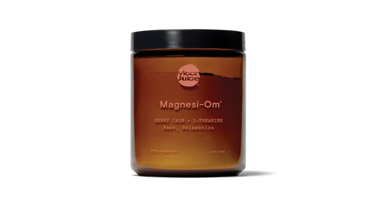 Jar of magnesium balm
