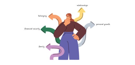 Illustration of businesswoman