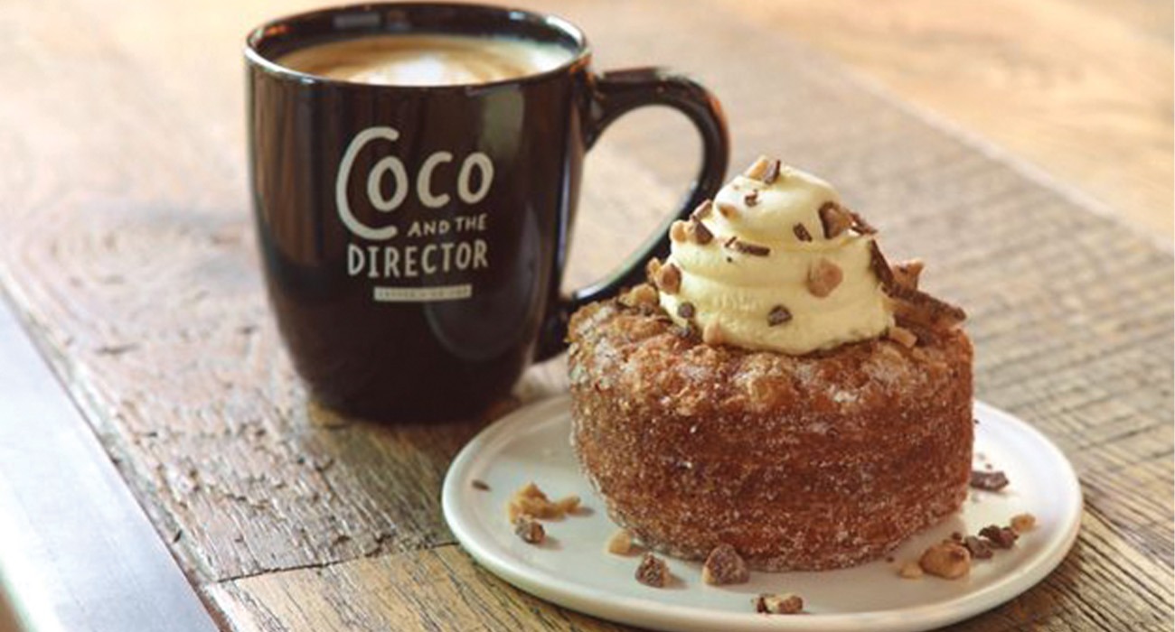 Coffee and pastry