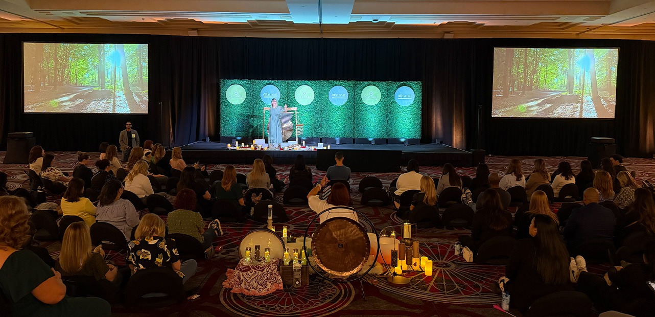 Sound bath at HSMAI
