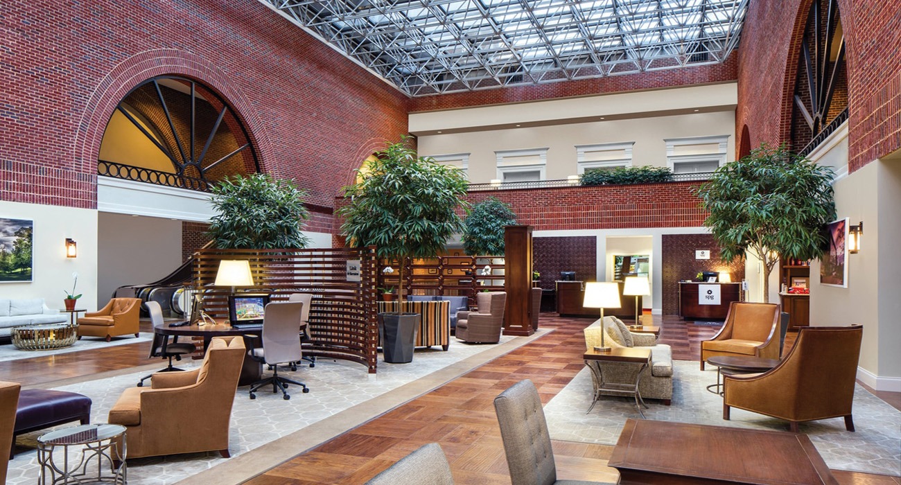 Sheraton Raleigh Hotel lobby