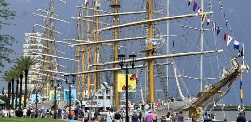 Tall ships arrive in New Orleans for Sail250