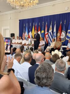 New Orleans & Company President and CEO Walt Leger addresses Sail250 Committee