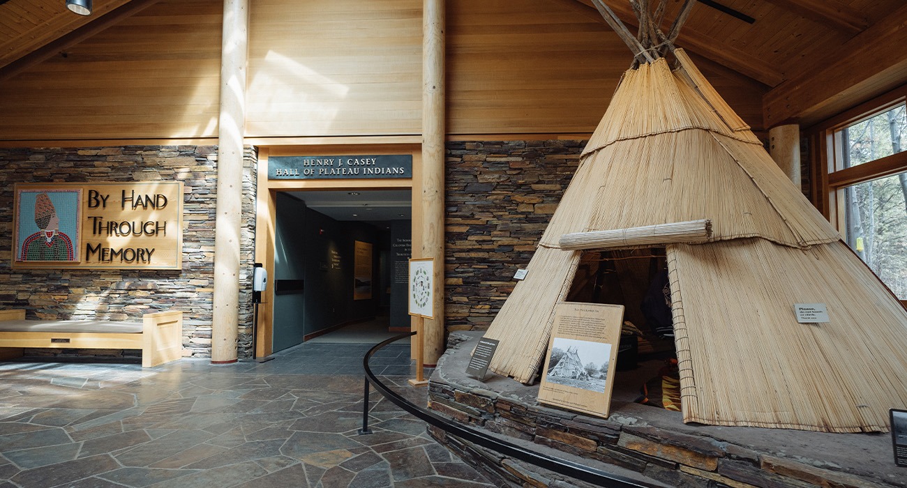 Teepee inside High Desert Museum