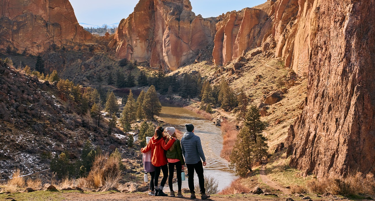 Family at Smith Rock State Park