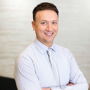 Tyson Steiger crossing arms