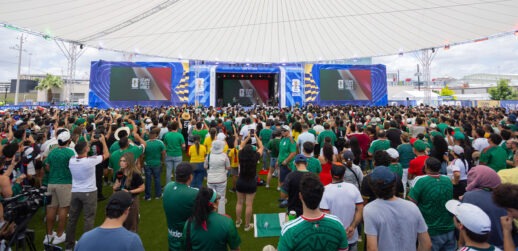 Fans at FIFA Fan Festival Houston