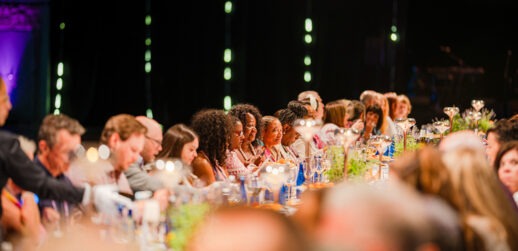 People eating at dinner