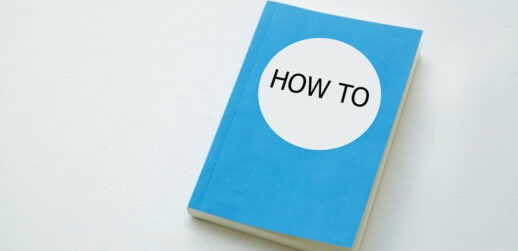 Blue how to guide book