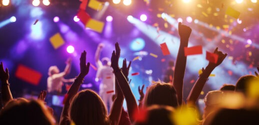 People at concert
