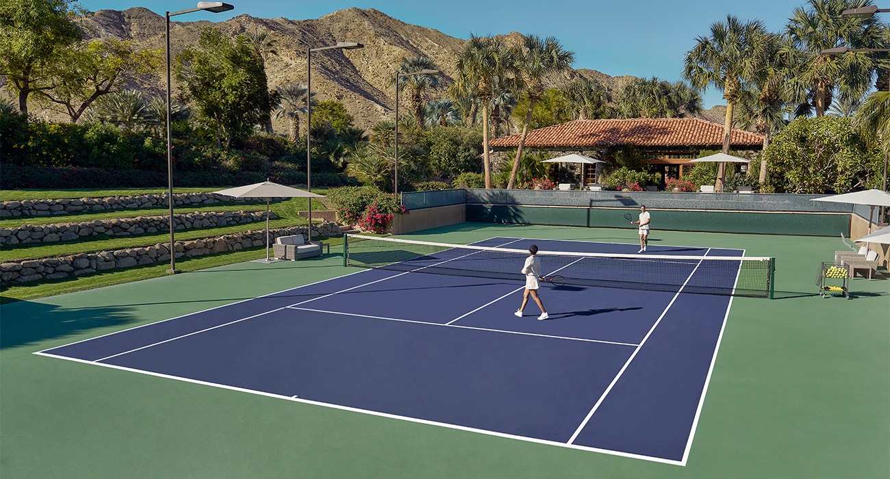 People playing tennis at Sensei Porcupine Creek