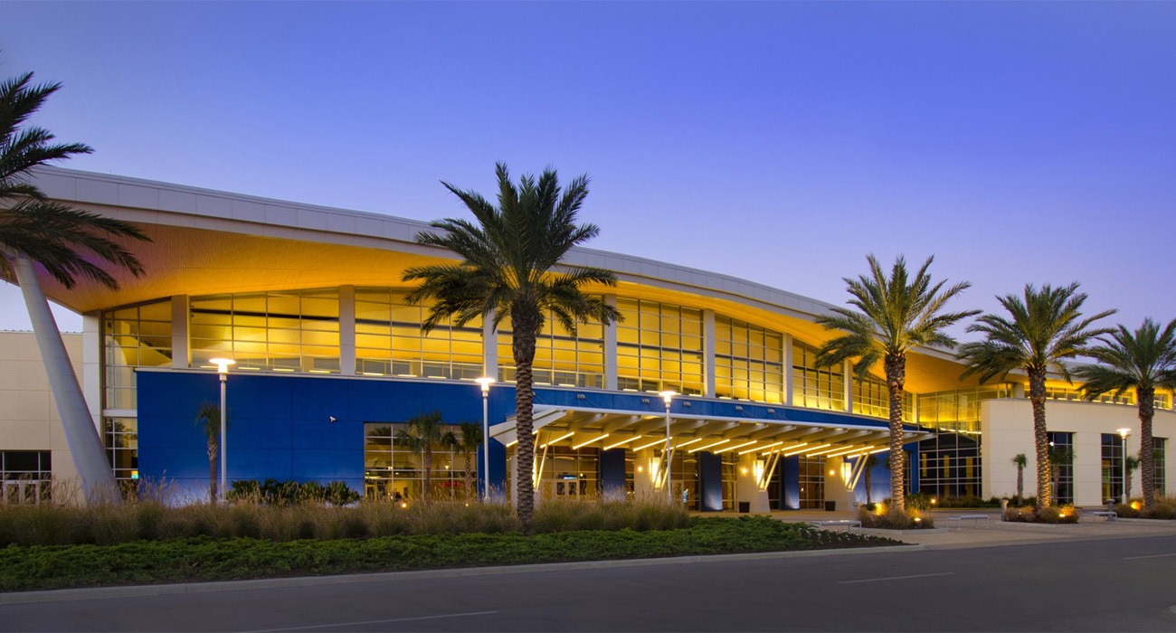Convention center exterior