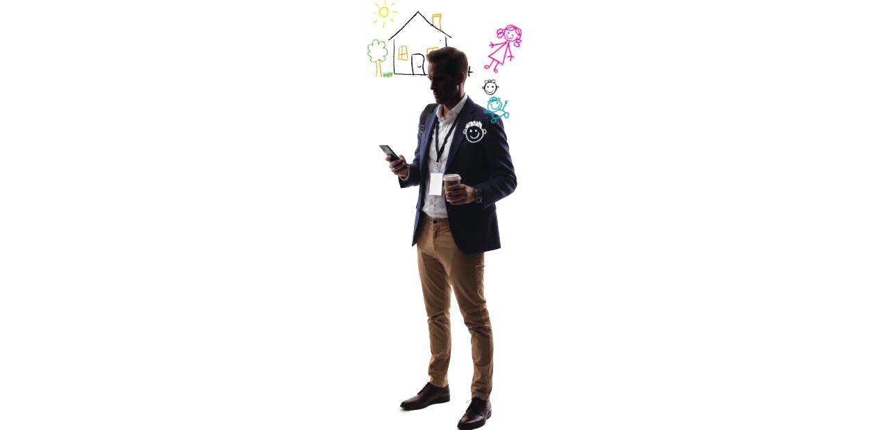 Businessman on phone