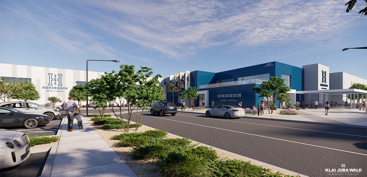 Rendering of Henderson Sport & Social exterior