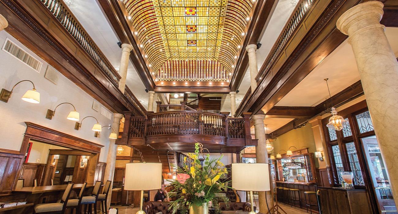 Hotel lobby