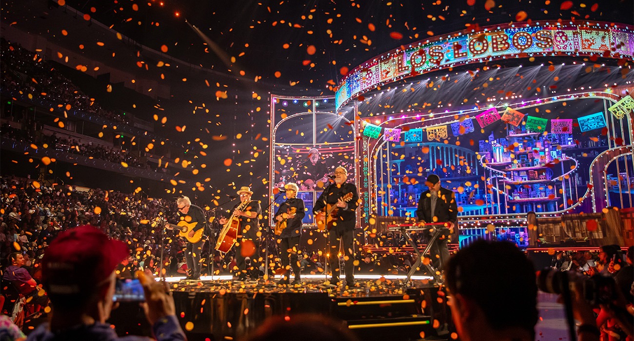 Band on stage
