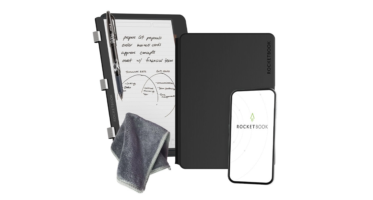 Notebook and phone