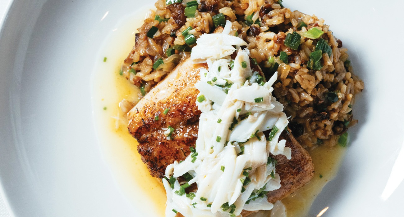 Redfish and rice