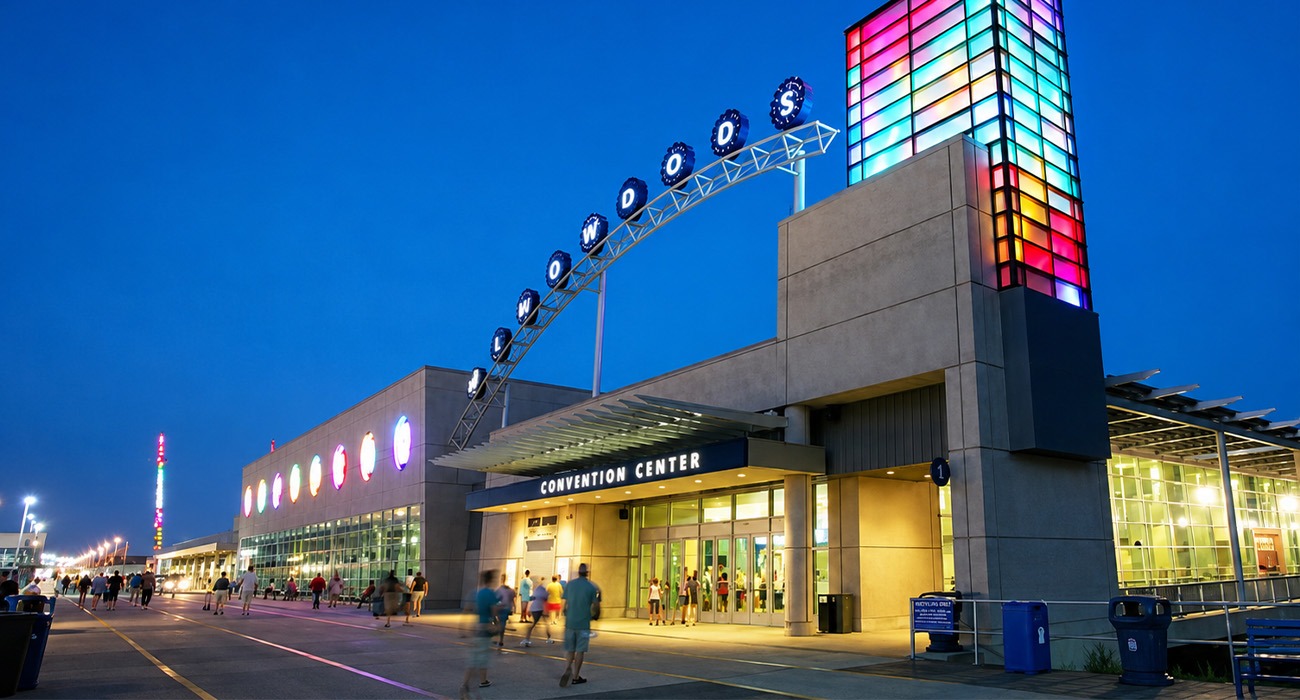 The WildwoodsConvention Center exterior