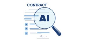 Illustration of AI contract