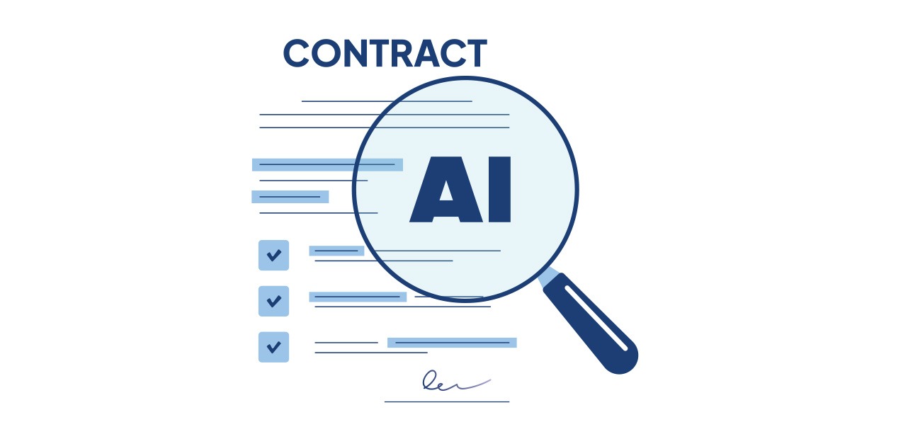 Illustration of AI contract