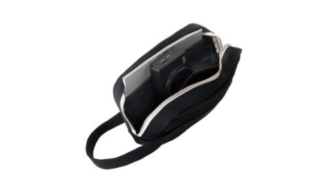 Small black travel bag