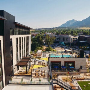 Aerial view of Limelight Boulder