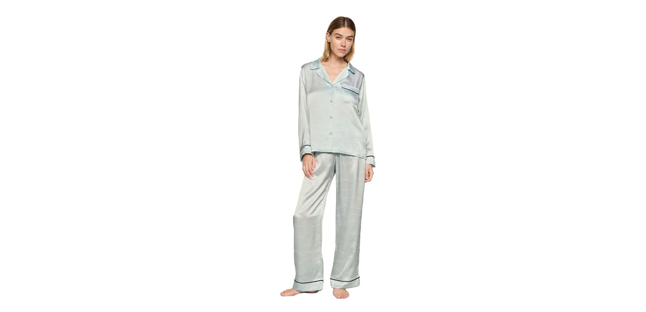 Woman in pajamas